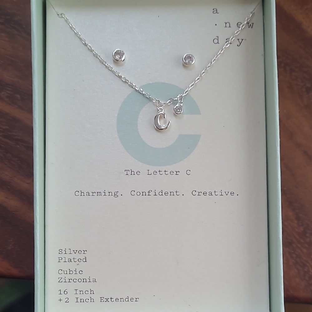 A New Day Silver Necklace with Minimalist Charms
